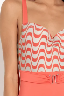 Fashion Badeanzug mit Schalen »Iceland« Damen Einteiler