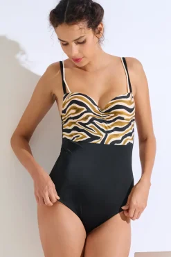 Hot Badeanzug mit Schalen »Tanzania« Damen Einteiler