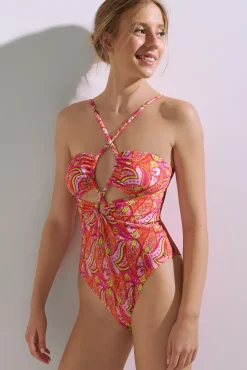 Fashion Badeanzug ohne Bügel »Kavala« Damen Einteiler