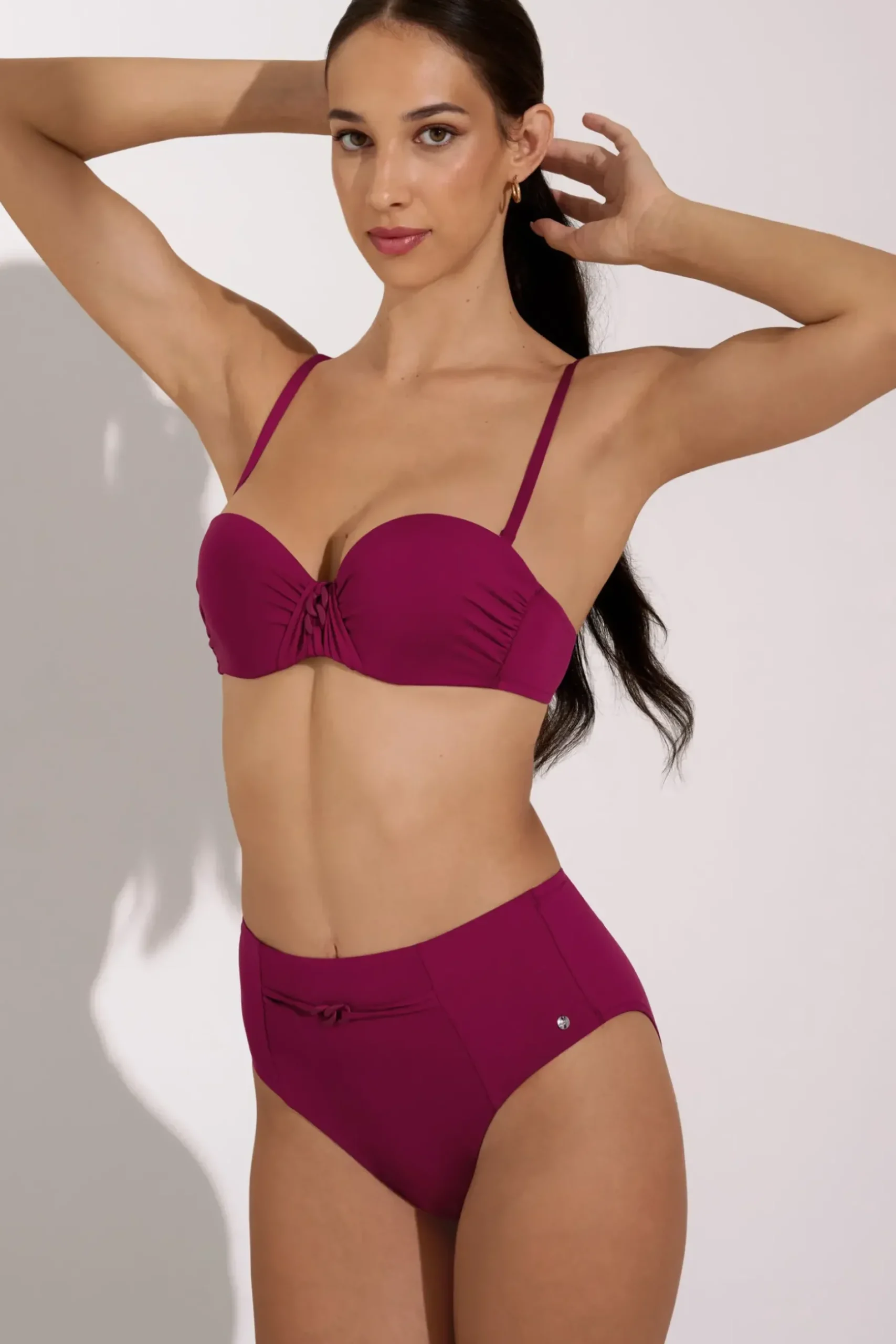 Best Hoher Bikinislip »Palma« Damen Unterteile