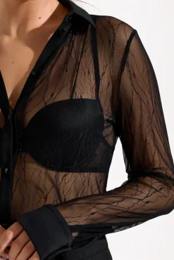 Clearance Langarm Bluse »Nightscape« Damen Blusen & Tuniken