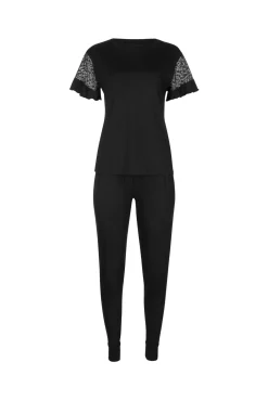 Sale Pyjama mit kurzen Ärmeln »Smooth« Damen Pyjamas
