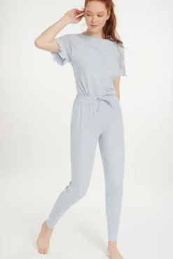 Discount Pyjama mit kurzen Ärmeln »Smooth« Damen Pyjamas