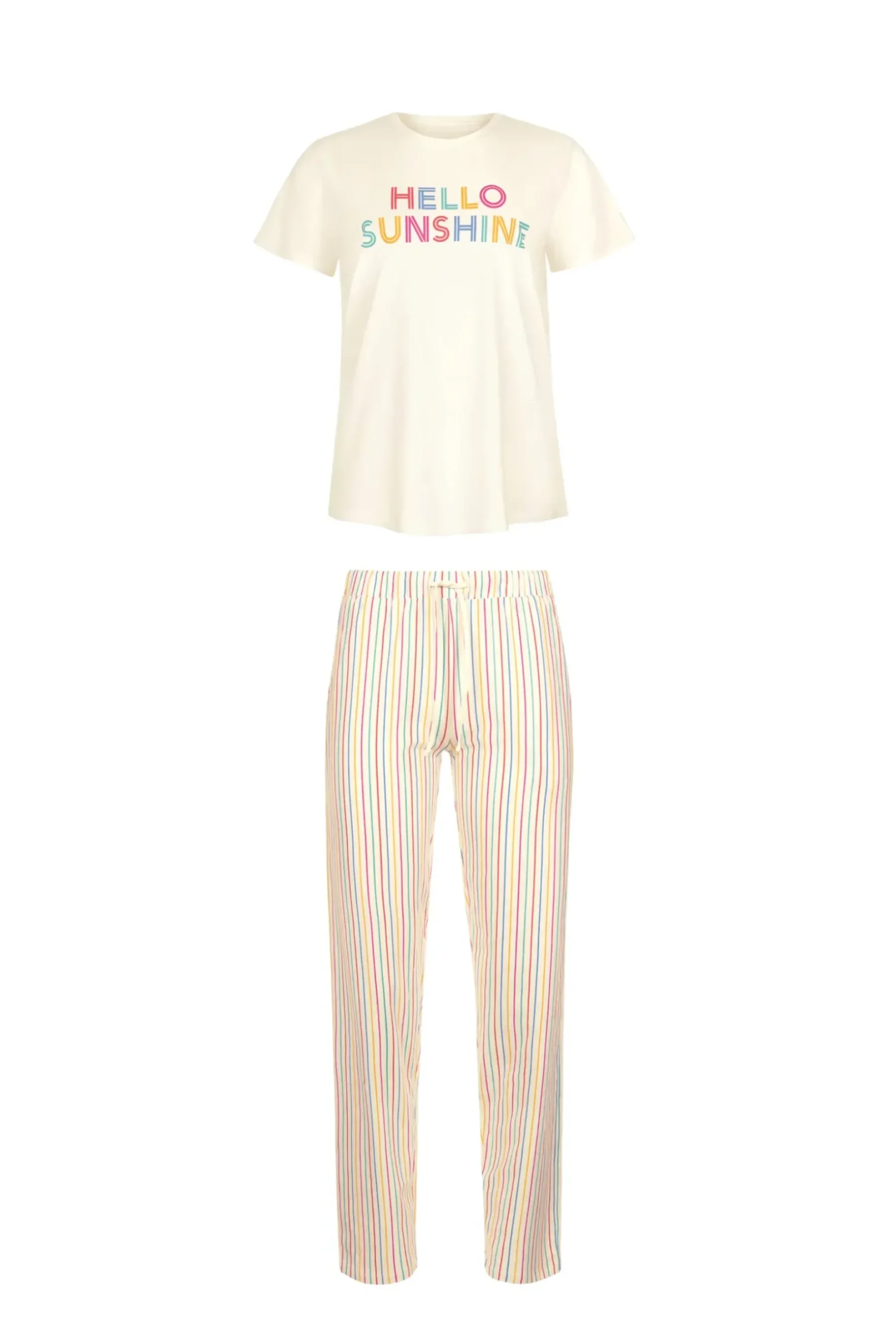 New Pyjama mit Schlafshirt und Hose »Summer« Damen Pyjamas