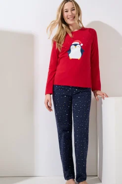 Fashion Pyjama mit Schlafshirt und Hose »Twinkle Star« Damen Pyjamas
