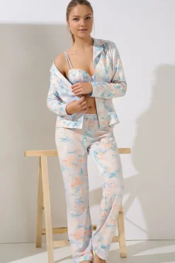 Best Pyjama mit Schlafshirt und Hose »Olena« Damen Pyjamas