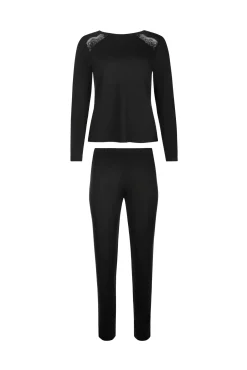 Best Pyjama mit Schlafshirt und Hose »Evelyn« Damen Pyjamas