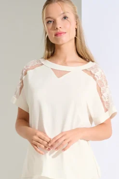 Discount Pyjama mit Schlafshirt und Hose »Eminence« Damen Pyjamas