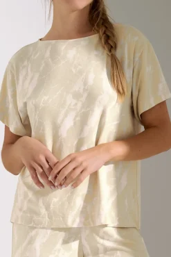New Pyjama mit Schlafshirt und Hose »Naomi« Damen Pyjamas
