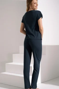 Fashion Pyjama mit Schlafshirt und Hose »Naty« Damen Pyjamas