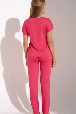 Fashion Pyjama mit Schlafshirt und Hose »Naty« Damen Pyjamas