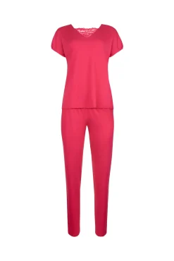 Fashion Pyjama mit Schlafshirt und Hose »Naty« Damen Pyjamas