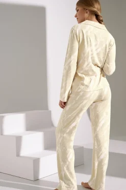Fashion Pyjama mit Schlafshirt und Hose »Naomi« Damen Pyjamas