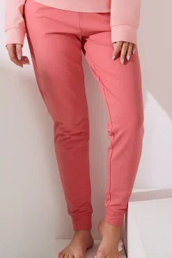 Outlet Pyjama mit Schlafshirt und Hose »Delightful« - Loungewear Damen Pyjamas