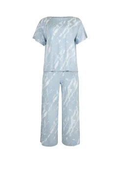 Online Pyjama mit Schlafshirt und Hose »Naomi« Damen Pyjamas