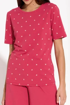 Outlet Pyjama mit Schlafshirt und Hose »True Love« Damen Pyjamas