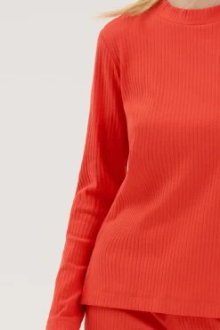 Online Pyjama Oberteil Langarm »Lucky« Damen Pyjamas