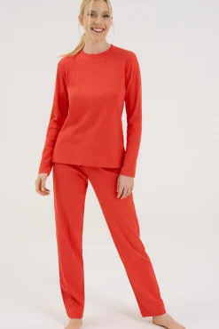 Online Pyjama Oberteil Langarm »Lucky« Damen Pyjamas