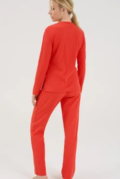 Online Pyjama Oberteil Langarm »Lucky« Damen Pyjamas