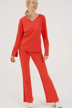 Clearance Pyjama Oberteil Langarm »Lucky« Damen Pyjamas