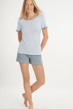 Outlet T-Shirt »Laura« Damen Pyjamas|Shirts