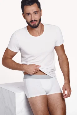 Best Unterhemd mit kurzen Ärmeln Herren Unterhemden